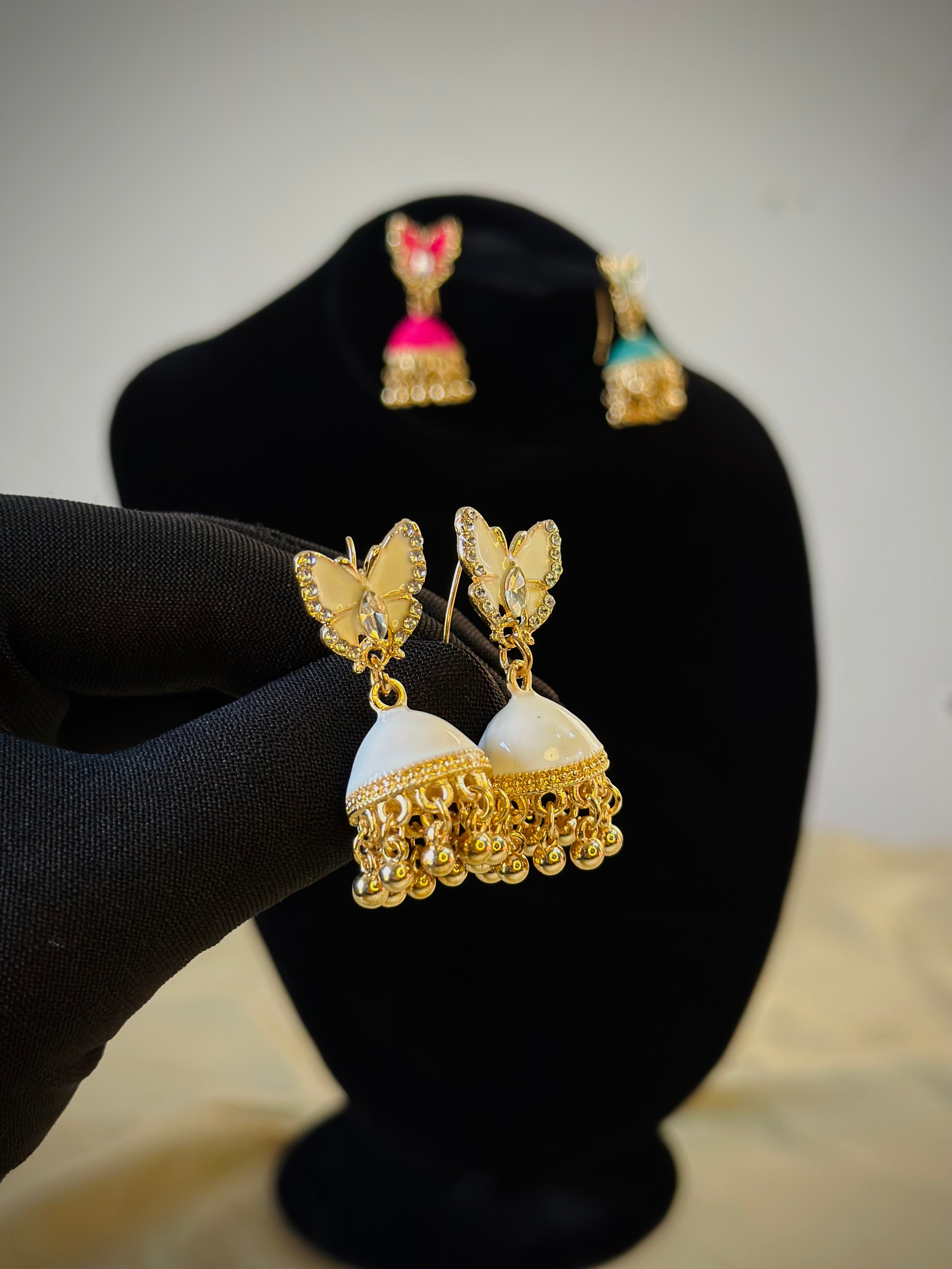 Butterfly jhumki
