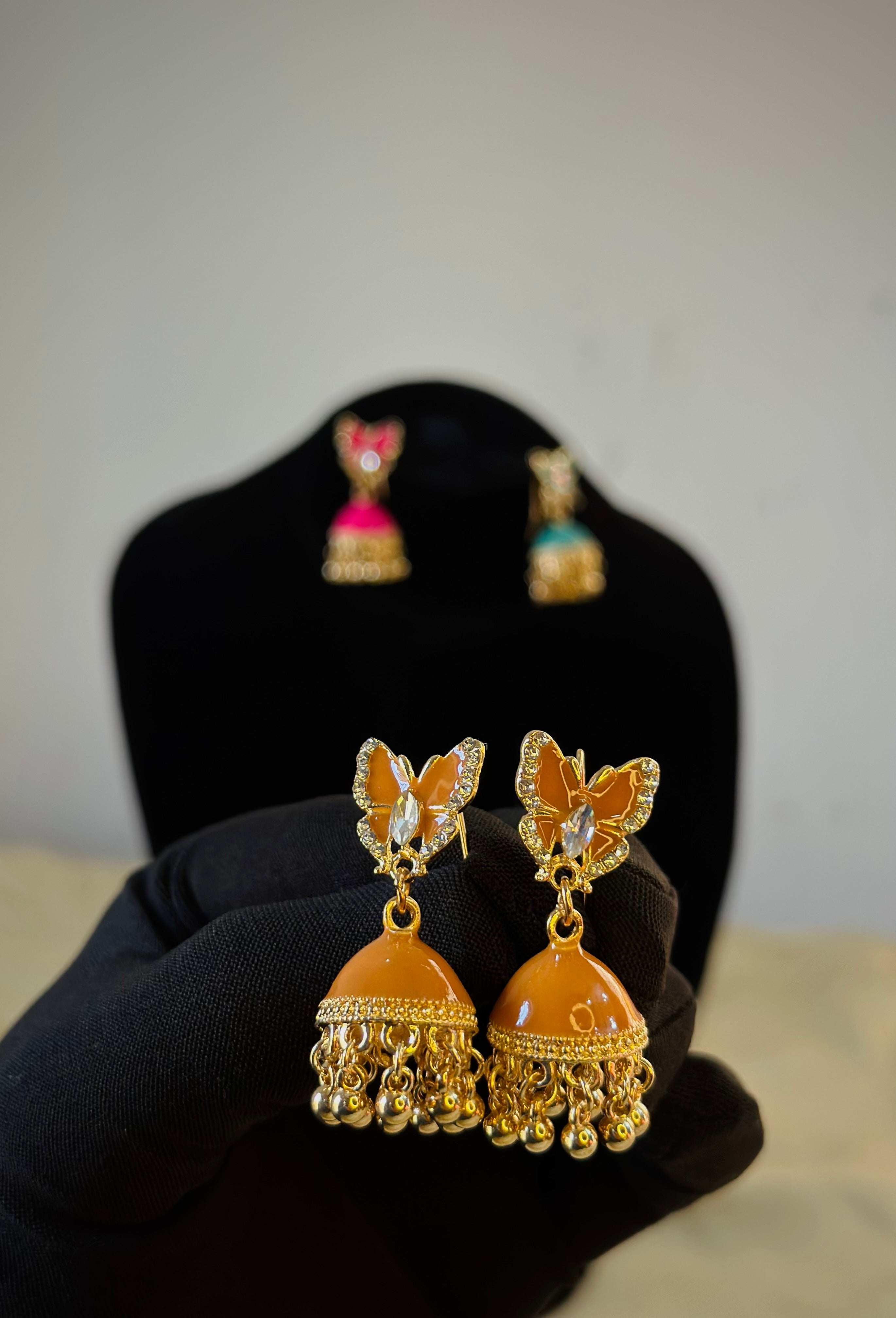 Butterfly jhumki