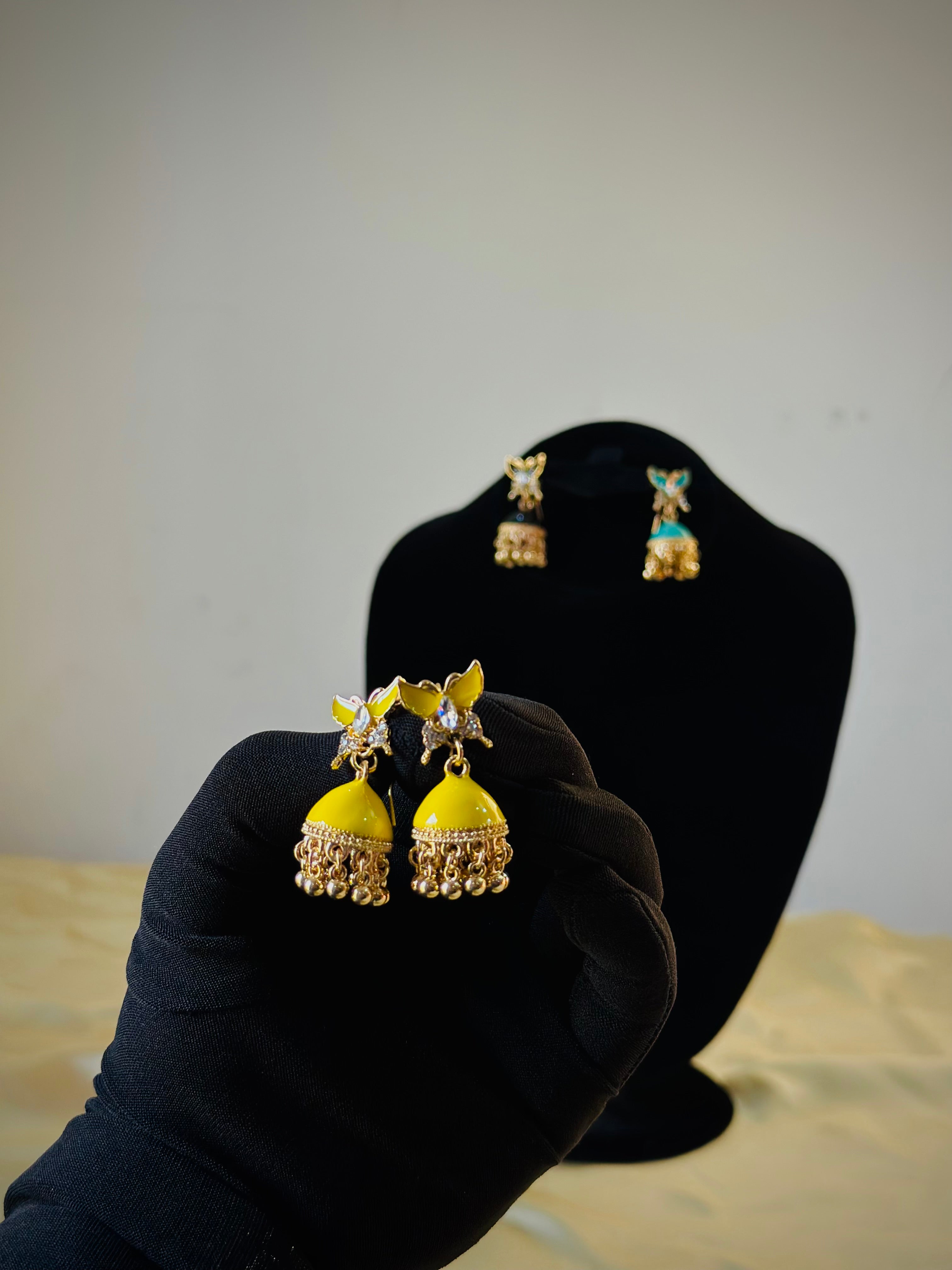Butterfly jhumki
