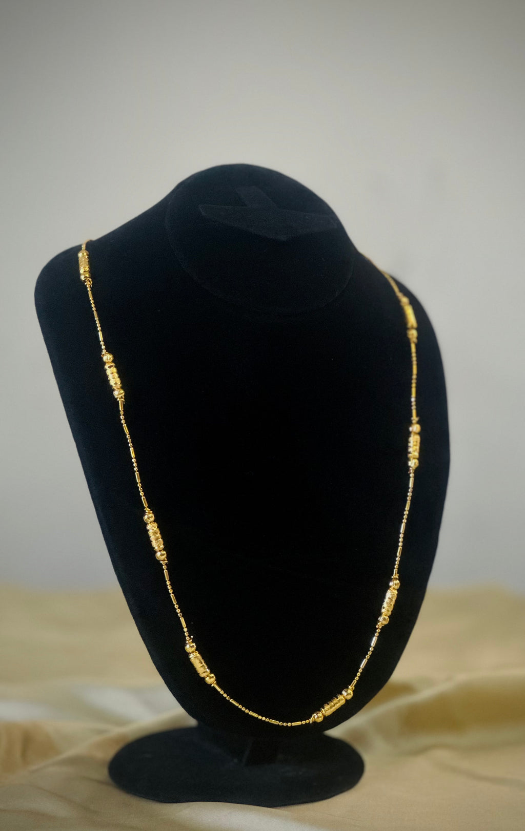 Golden pearl chain