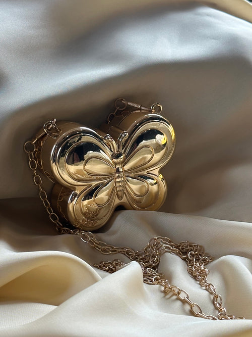 Butterfly Mini Golden Bag