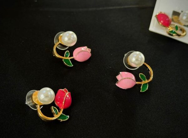 floral studs