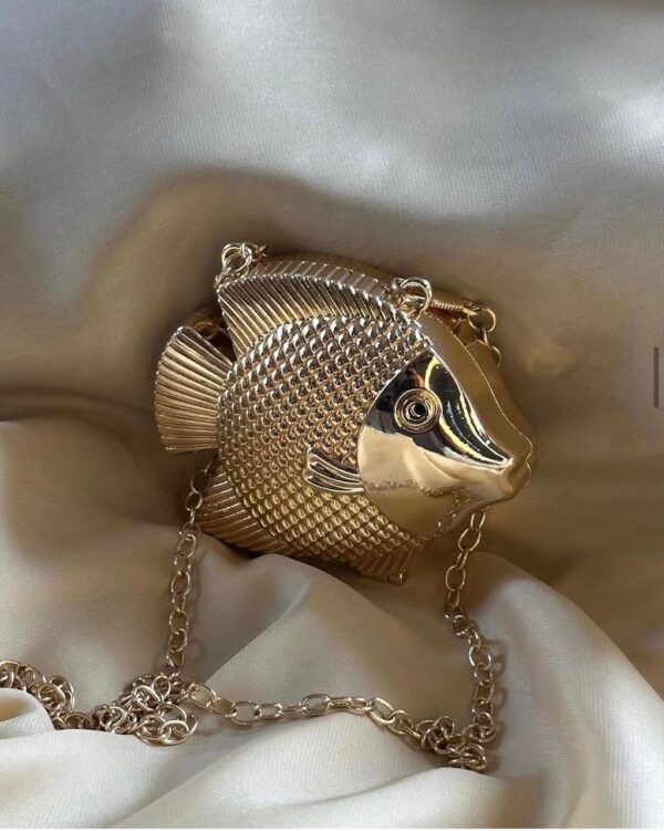 fish metal bag