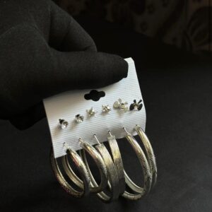 silver hops with studs