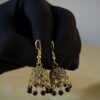 black jhumki earring