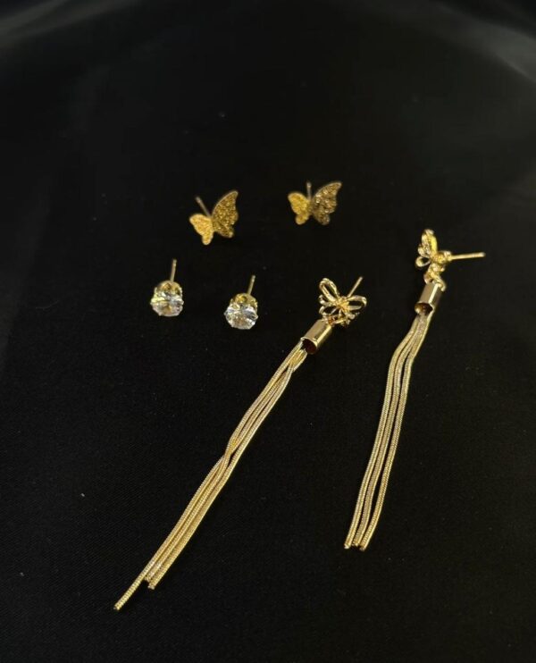 butterfly golden earring