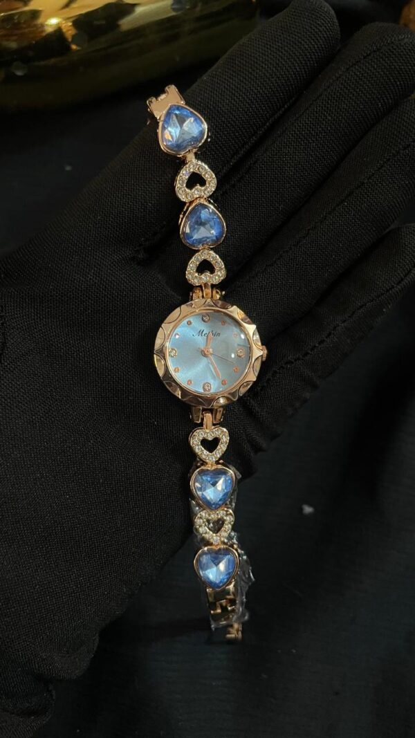 blue crystal watch
